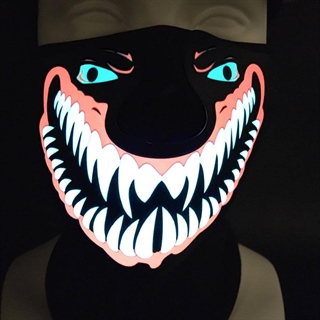 LED- musik aktiveret maske
